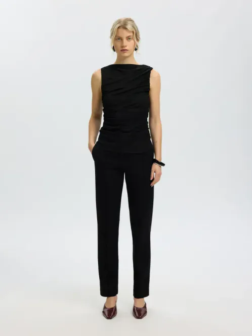 Hovedbilde Selected Femme Mira Fitted Top Black 