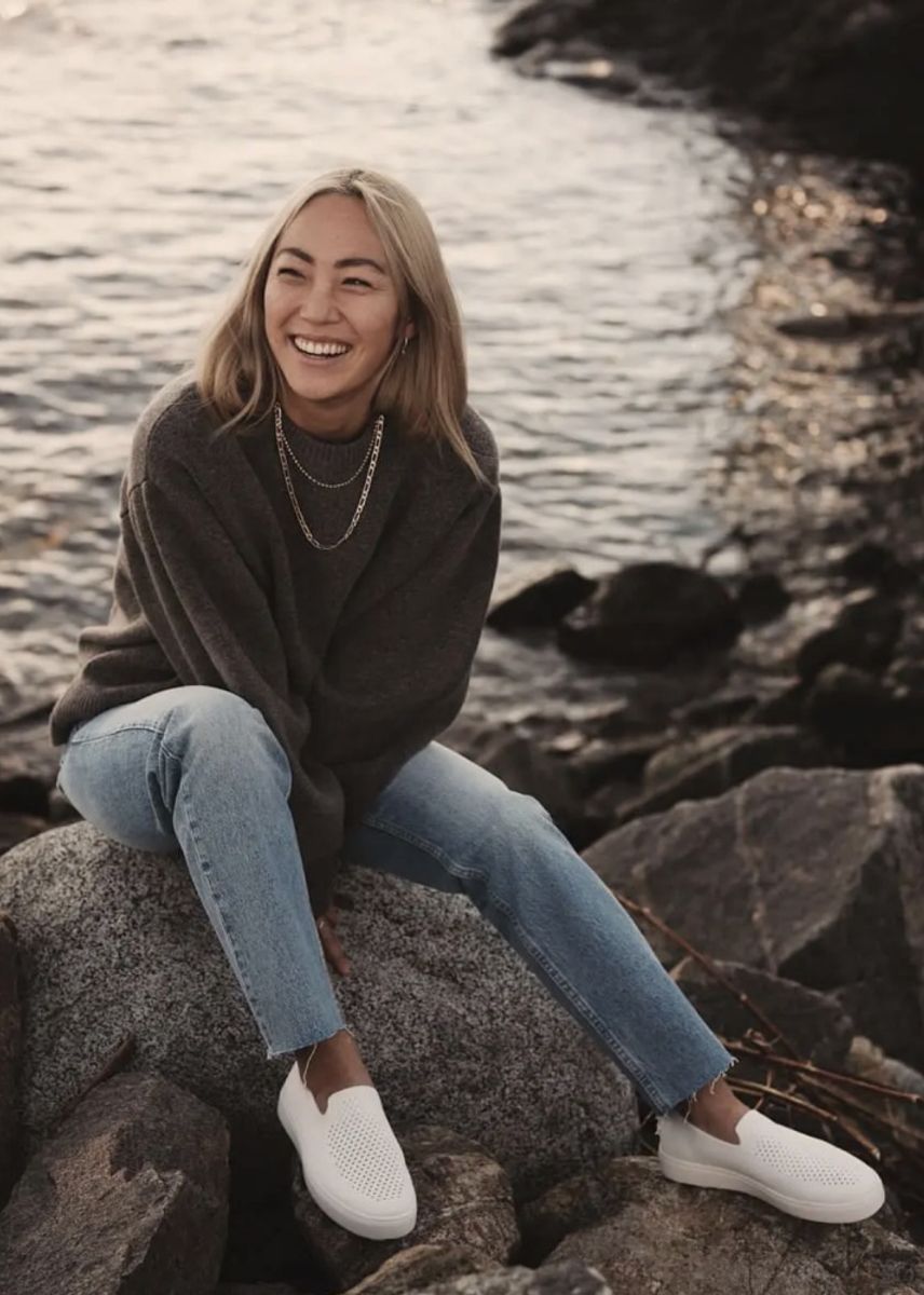 Kastel Stavern Slip On Sneakers Merino Kremhvit