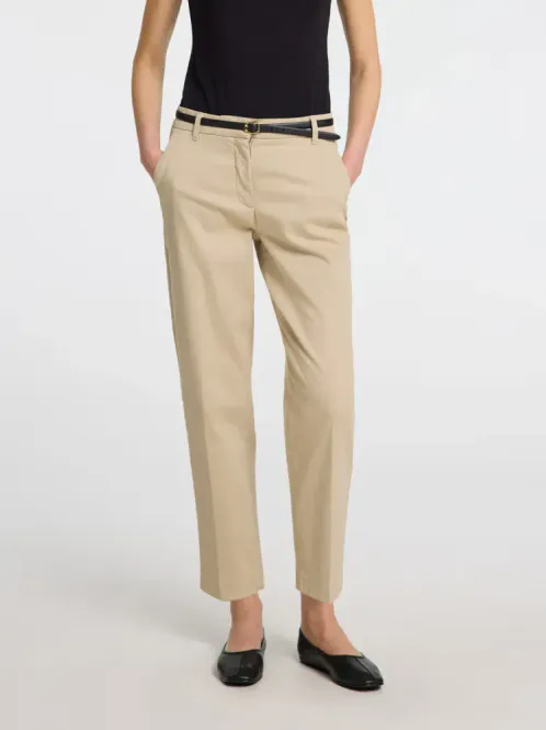 Hovedbilde Selected Femme Vera Rita Cropped Pant Island Fossil
