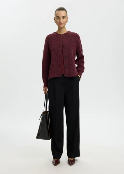Hovedbilde Selected Femme Lulu Cardigan Tawny Port Melange