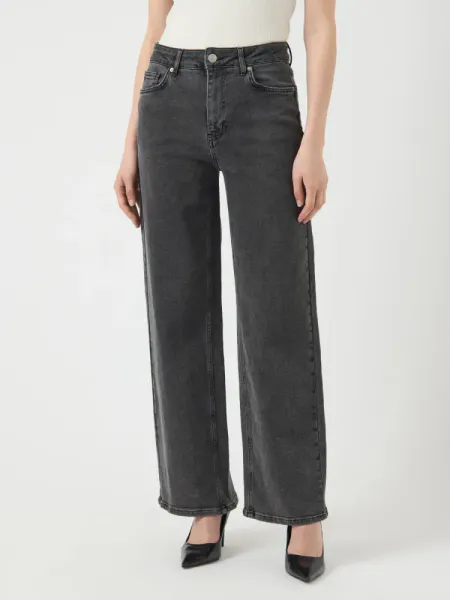 Hovedbilde YAS Rosie Straight Jeans Dark Grey Denim 