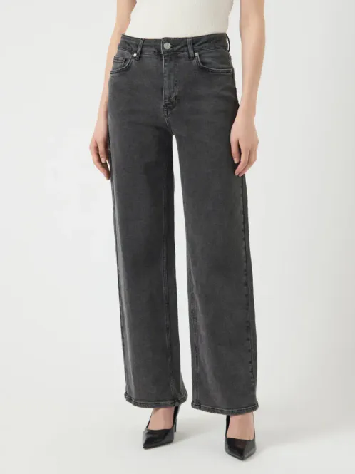 Hovedbilde YAS Rosie Straight Jeans Dark Grey Denim 