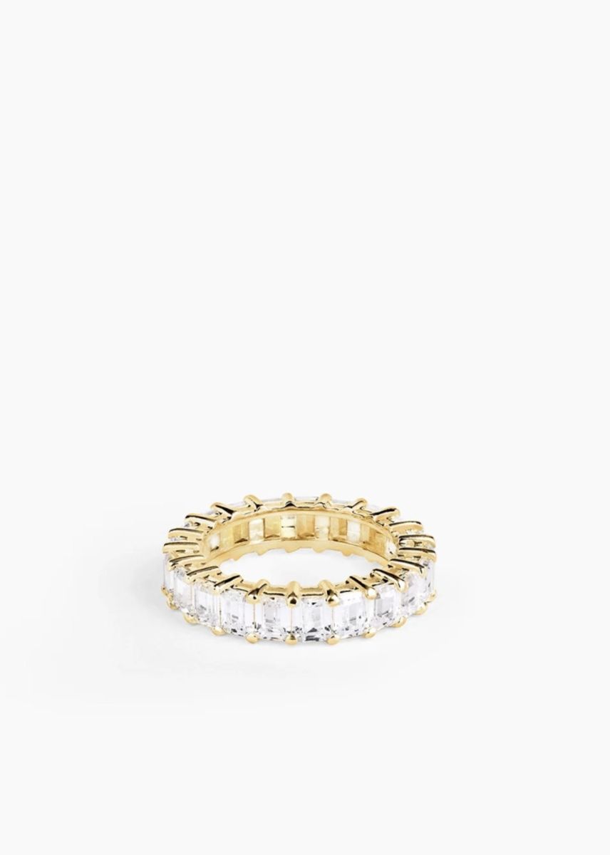 ANI Jewlery  Eternity  Emerald Ring Gold 