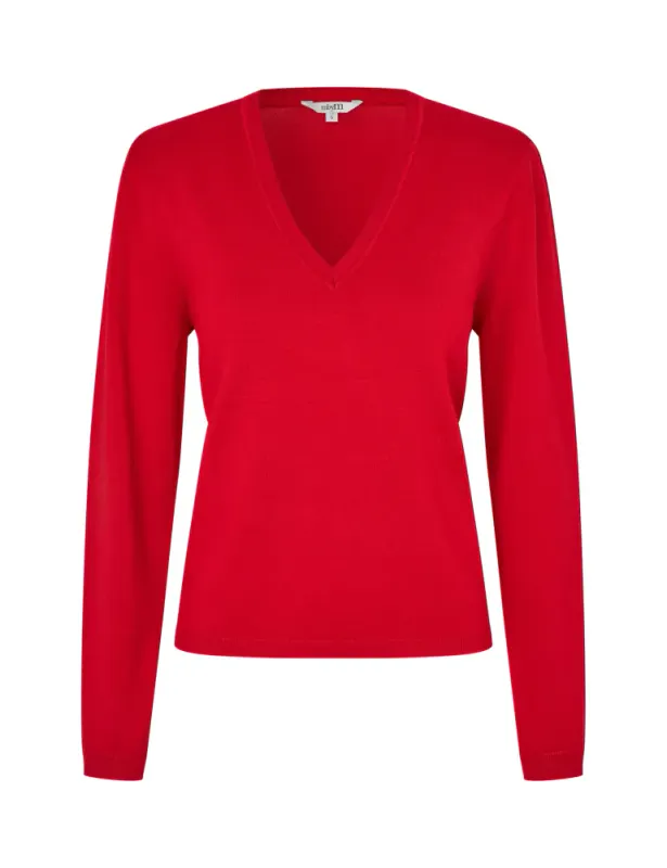 MbyM Ruthie Knitte Sweater Red Aura