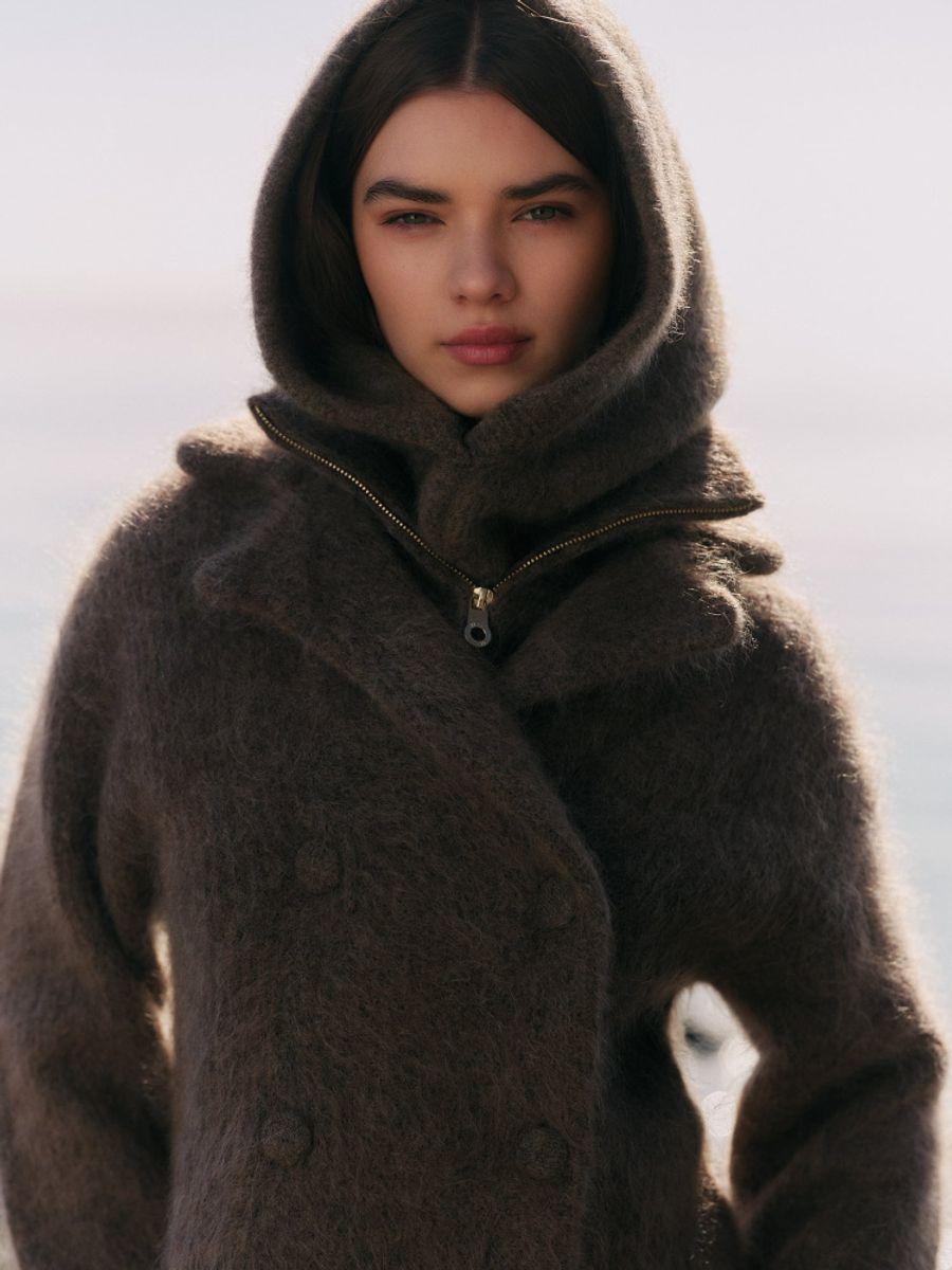 Ella&Il Kajsa Chunky Balaklava Brown One Size