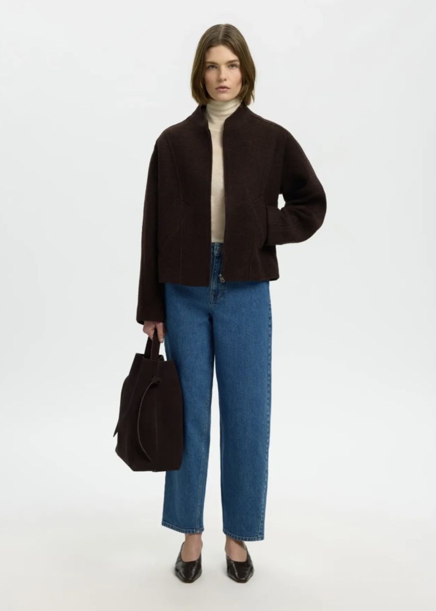 Selected Femme Jacqueline Jacket Delicioso Melange 