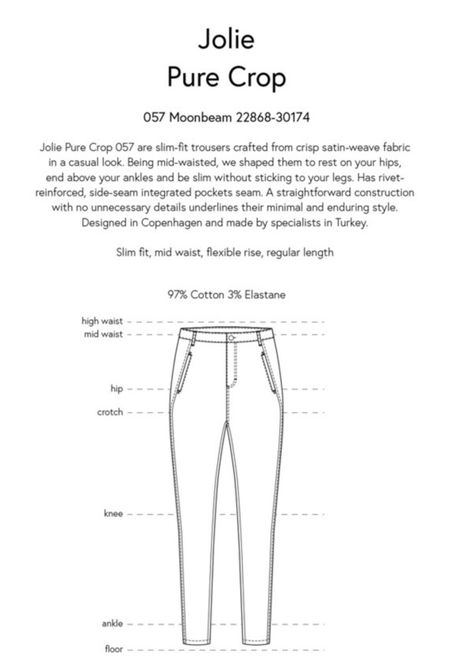 Hovedbilde Five Units Jolie Pure Crop 057 Moonbeam