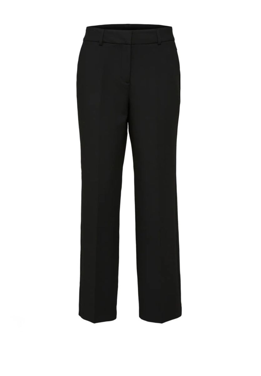 Selected Femme Rita Wide Pants Black 