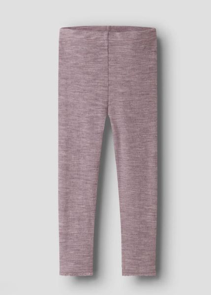 Hovedbilde Name It Wool Leggings 100% Merinoull Toadstool 