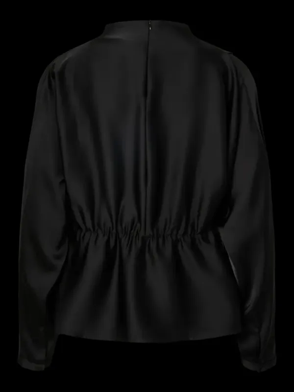 YAS Pella Funnel Neck Black 