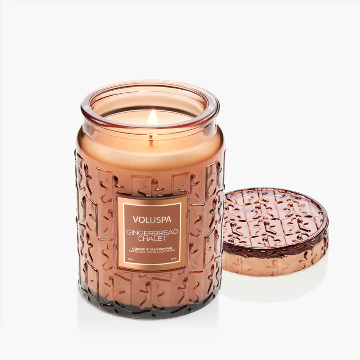 Voluspa Duftlys Gingerbread Chalet Large Jar Candle 100T