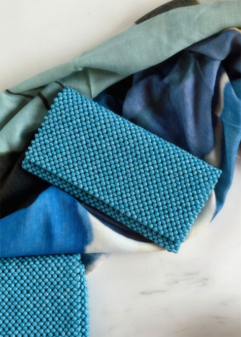 Hovedbilde Wilma Clutch Summer Blue