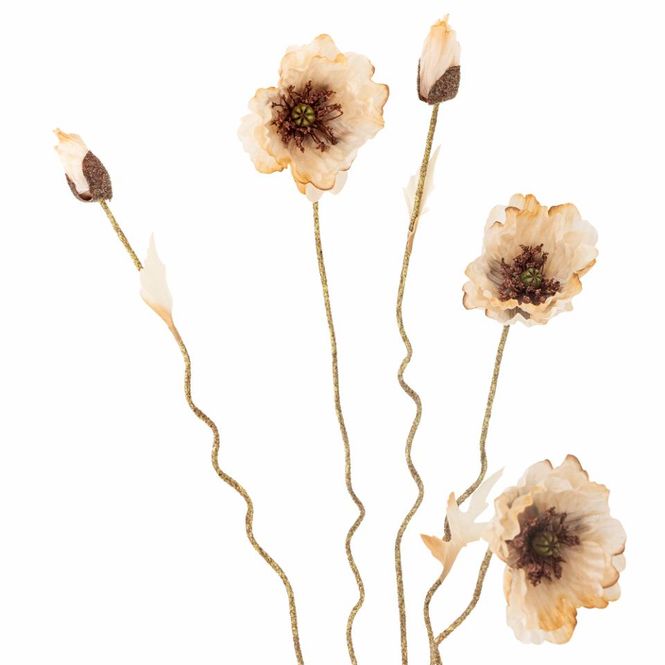 Hovedbilde Bloomingville Poppy Stilk Natur Kunstige blomster