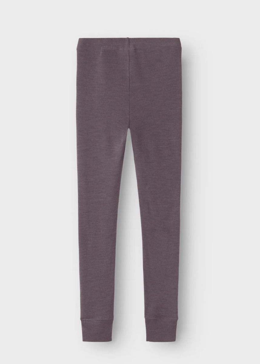 Name It Wax Wool Rib Legging Sparrow