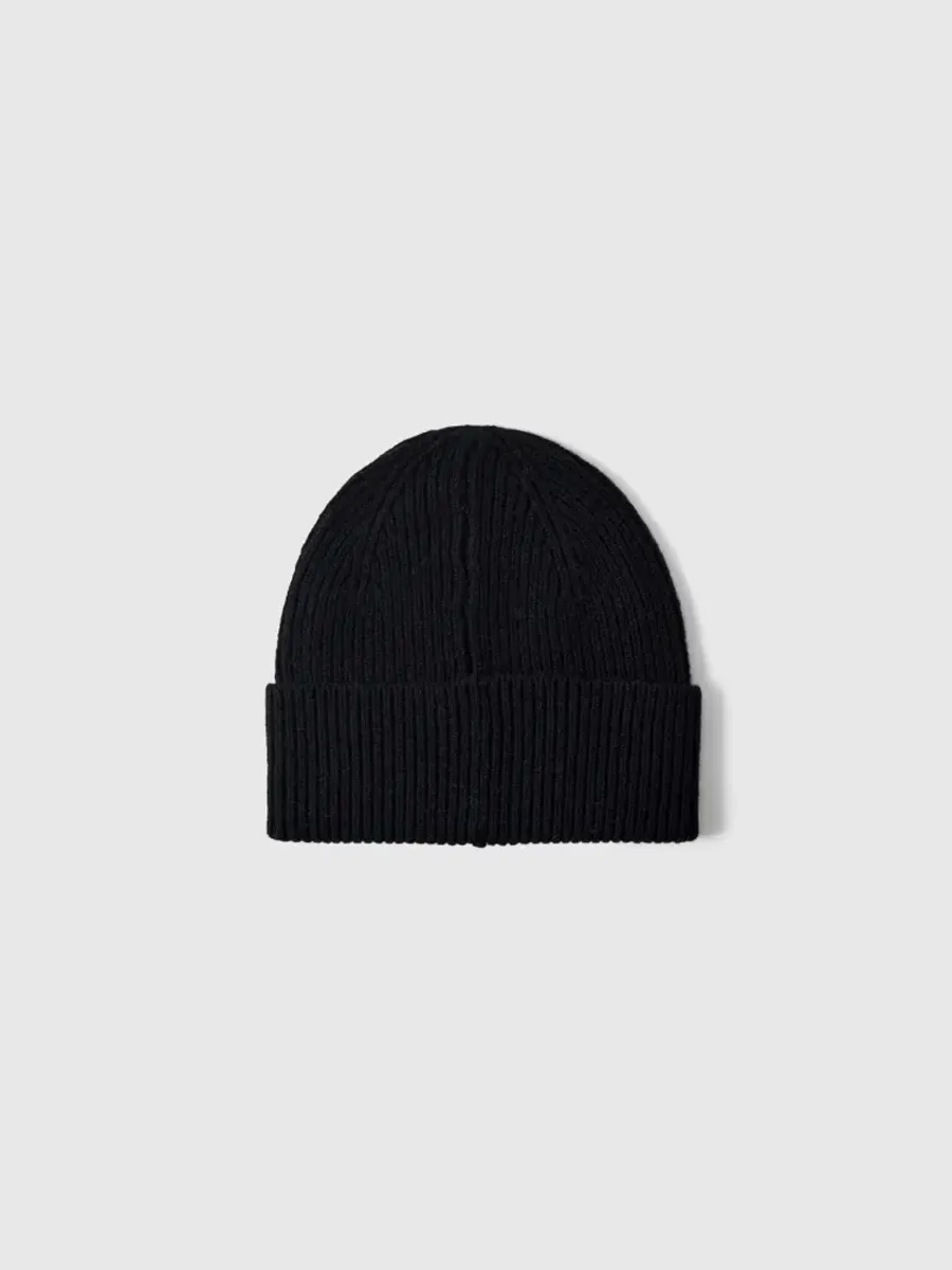 Selected Homme Beanie Black Merinowool