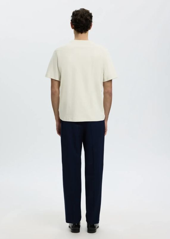 Selected Homme Tai Peach O-Neck Silver Birch