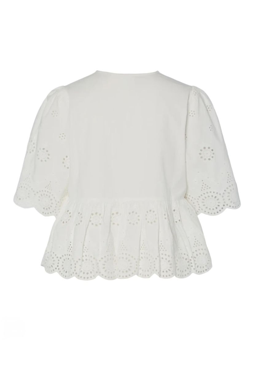 YAS Cornelia Topp 2/4 arm Star White