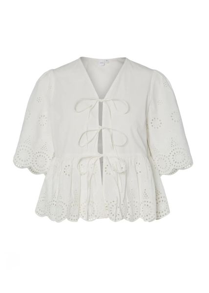 Hovedbilde YAS Cornelia Topp 2/4 arm Star White