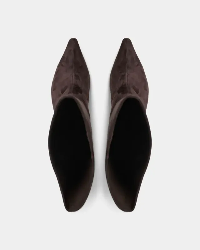 Sofie Schnoor Noreen Ankle Suede Boots Dark Coffee