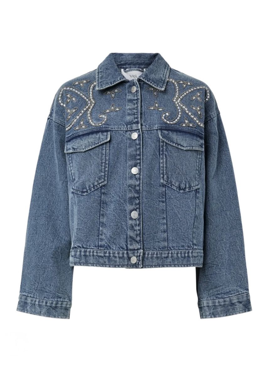 YAS Vision Denim Emb Jacket 