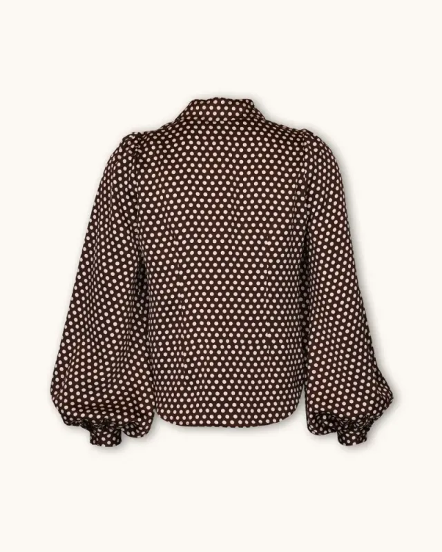byTiMo Satin Shirt blush dots 