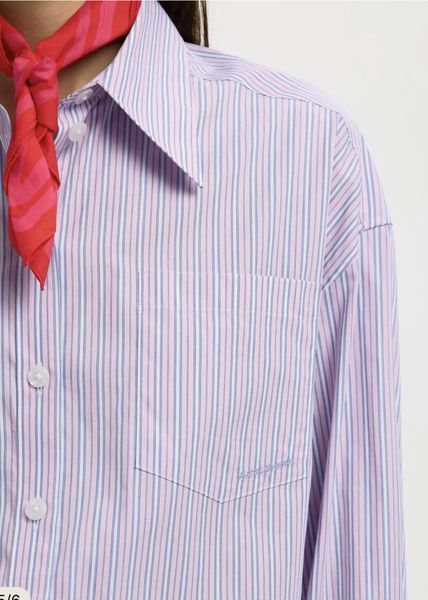 Hovedbilde Name It Hotel Amour Oversize Shirt Fresh pink blue white