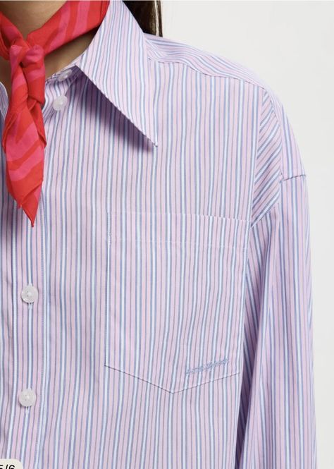 Hovedbilde Name It Hotel Amour Oversize Shirt Fresh pink blue white