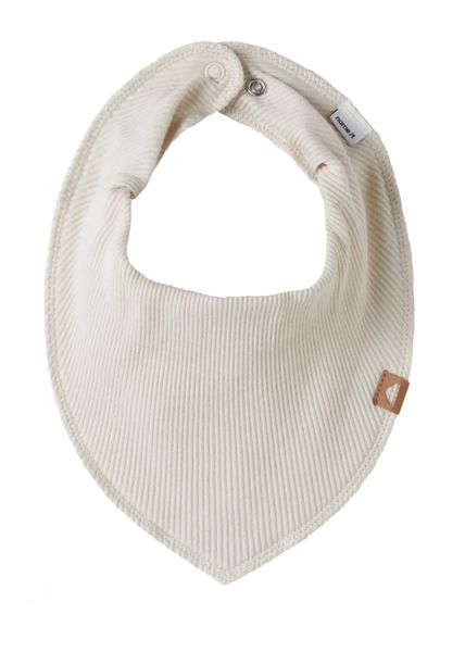 Hovedbilde Name It Yvette Rib Scarf BIb Almond Milk