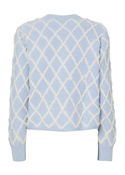 Hovedbilde YAS Zigly Knit Cardigan Skyway Birch