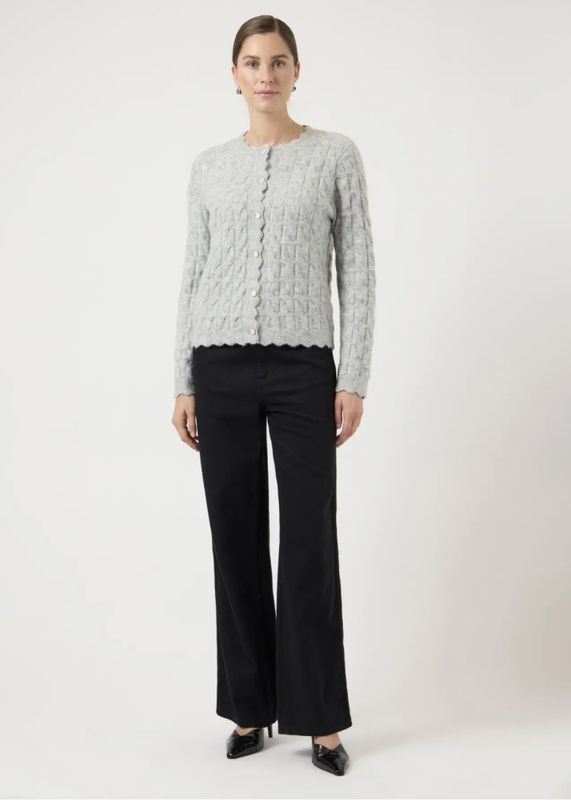 YAS Bubbi  Light grey melange