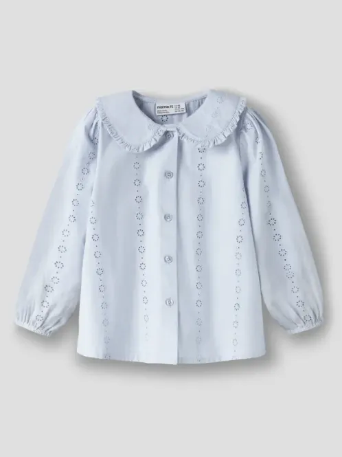 Hovedbilde Name It Ninas Shirt Subdued Blue 