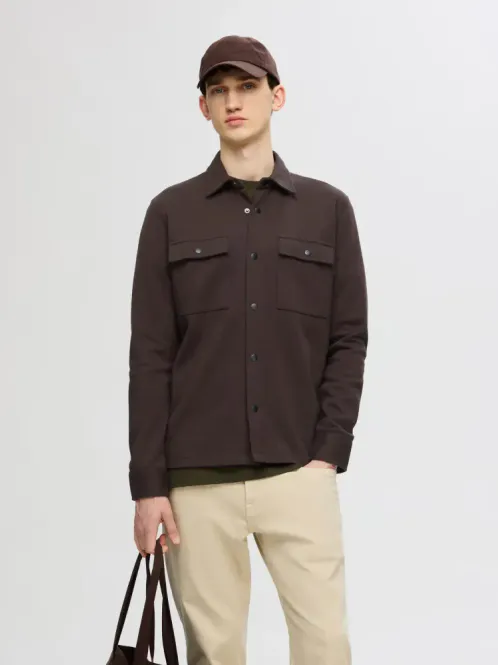 Hovedbilde Selected Homme Jackie Sweat Jacket Chocolate Torte