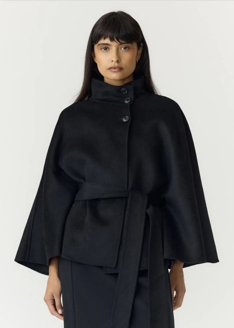 Hovedbilde YAS ALMIO HANDMADE WOOL BLEND JACKET BLACK