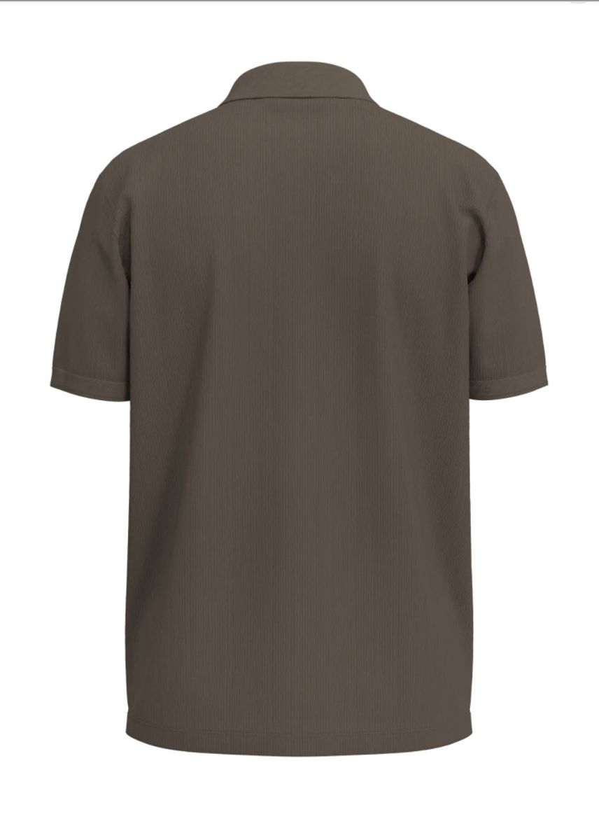 Selected Homme Cole Rib  Shirt Chocolate Chip 
