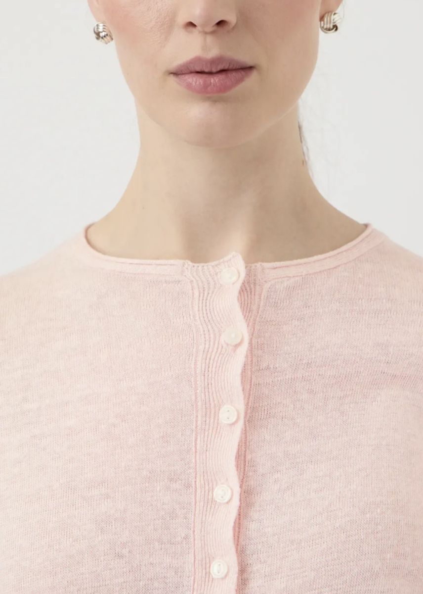 YAS Linnea Knit Linen Ballerina