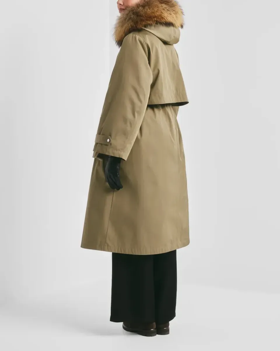 byTiMo Padded Maxi Parka Green
