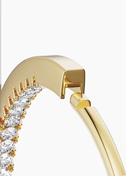 Hovedbilde ANI Jewels Stone Huggie Hoops Gold 9mm