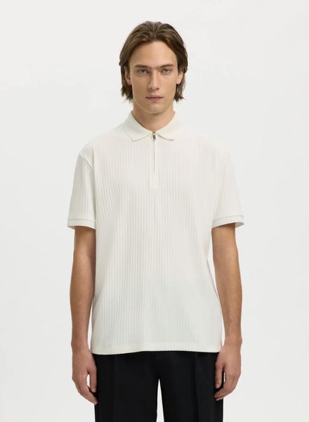 Hovedbilde Selected Homme Fave Structure Polo Cloud Dancer