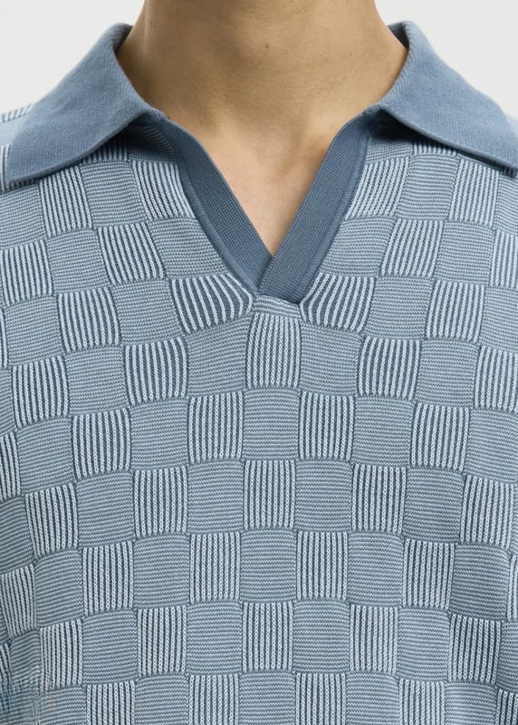 Selected Men Milas Knit Blue Mirage