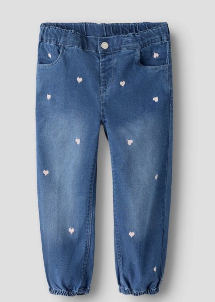 Hovedbilde Name It Frose Shaped Jeans Dark blue hearts
