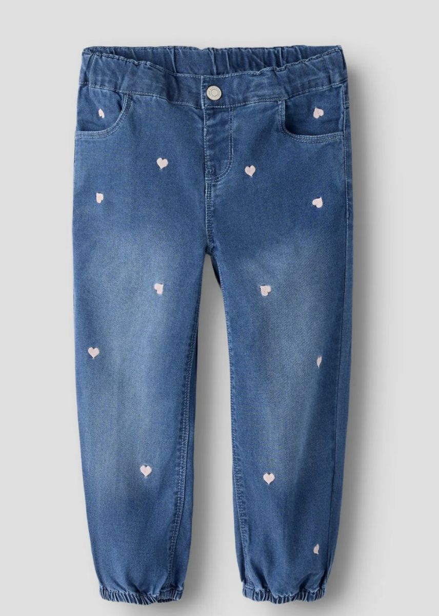Name It Frose Shaped Jeans Dark blue hearts