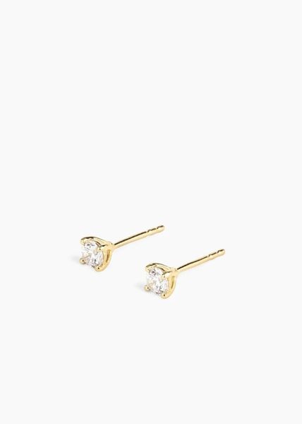 Hovedbilde ANI Jewels Stud Earrings Gold 4mm
