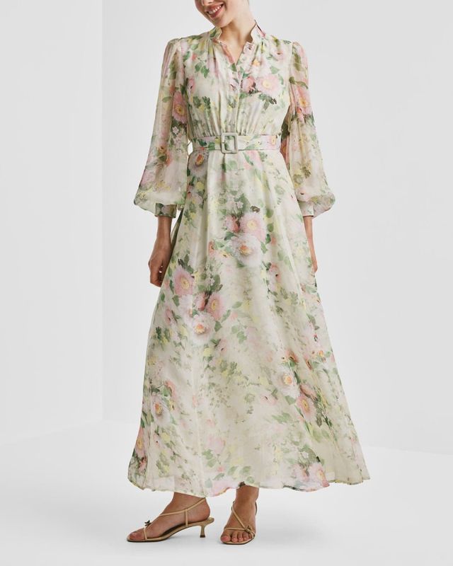 byTiMo Organza Belt Dress Watercolour Dreams