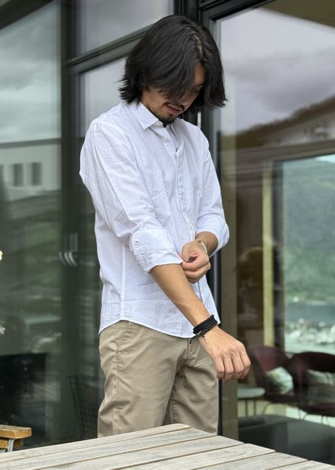 Hovedbilde Selected Homme Slim Sun Shirt White