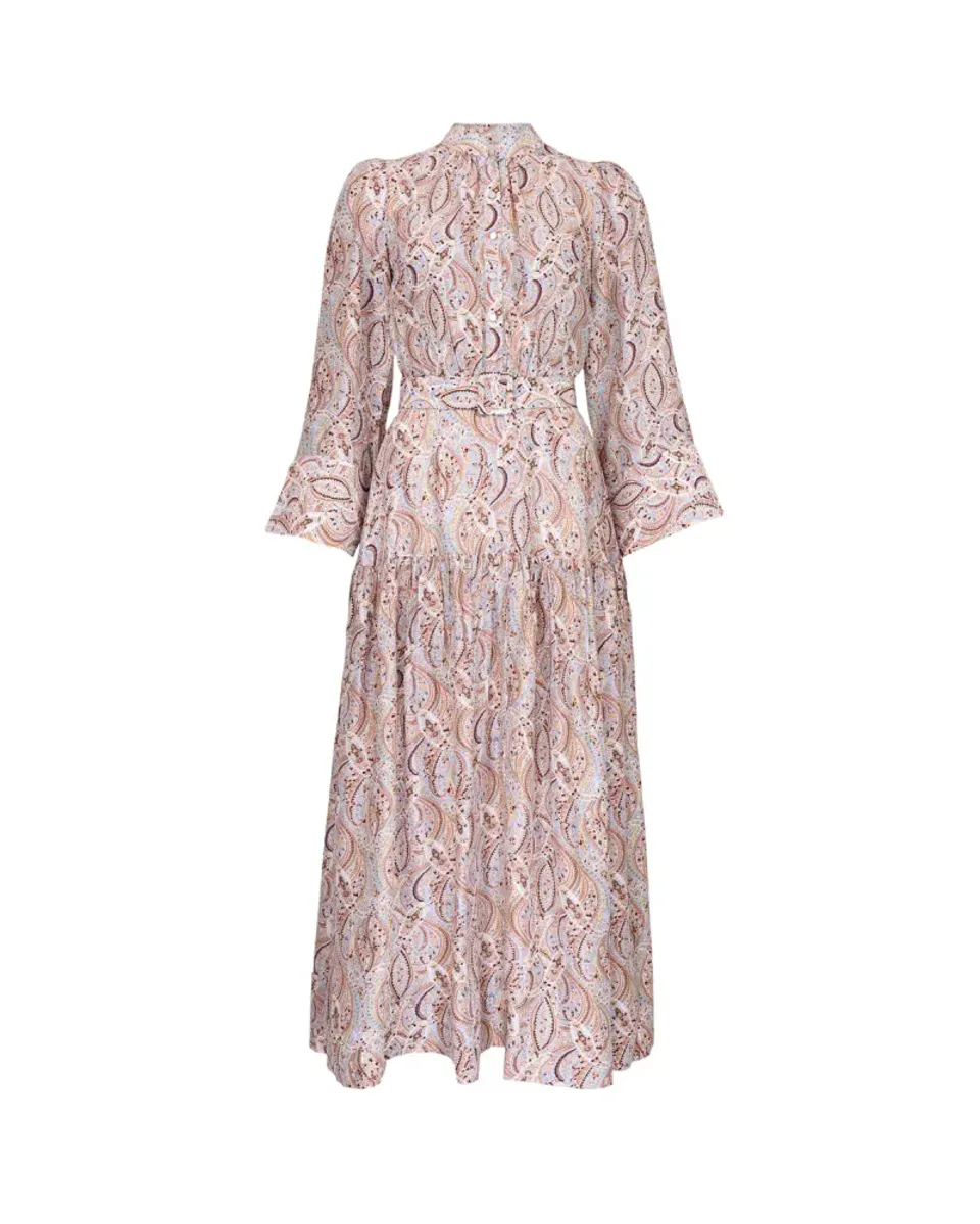 byTiMo Striped Organza Belt Dress  Delicate Paisley  AW26