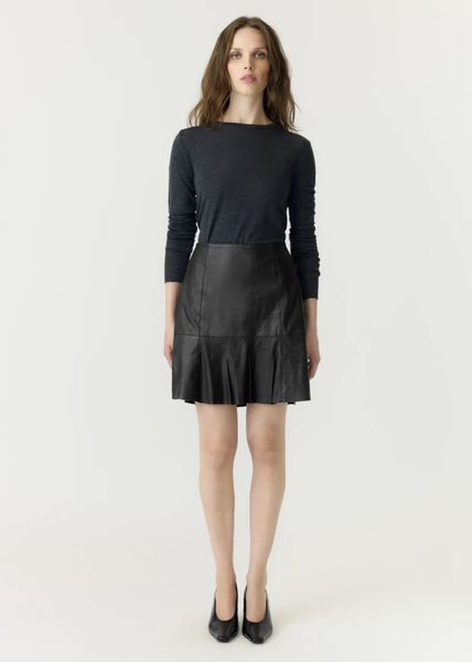 Hovedbilde YAS  Colly Naplon Leather Skirt Black