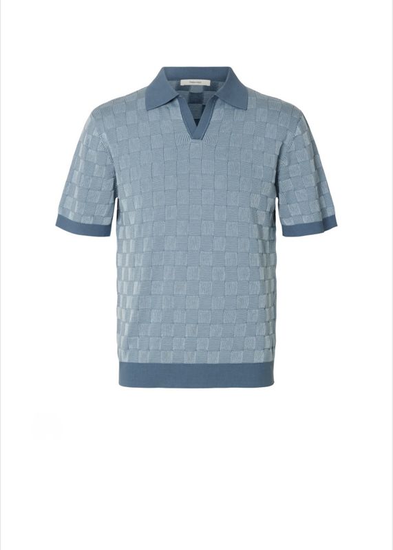 Selected Men Milas Knit Blue Mirage