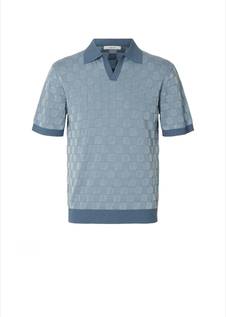 Selected Men Milas Knit Blue Mirage