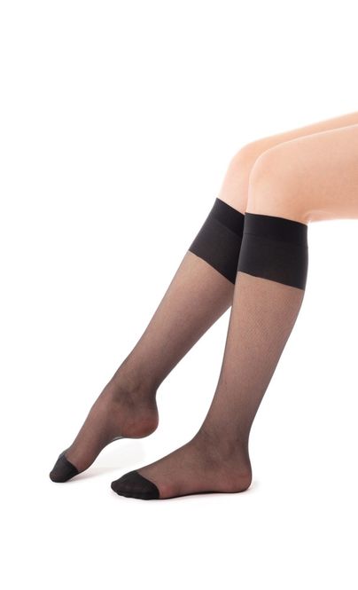 Hovedbilde Omero Alpha 20 knestrømper Nero