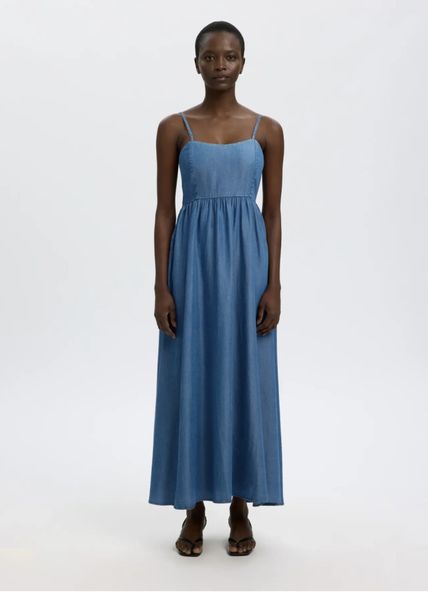 Hovedbilde Selected Woman Janna Ankle Dress Medium Blue Denim 